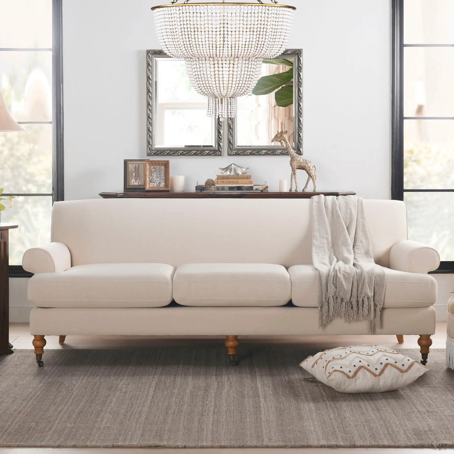Alana Lawson Modern Three Cushion Tightback Sofa