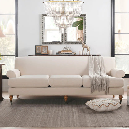 Alana Lawson Modern Three Cushion Tightback Sofa