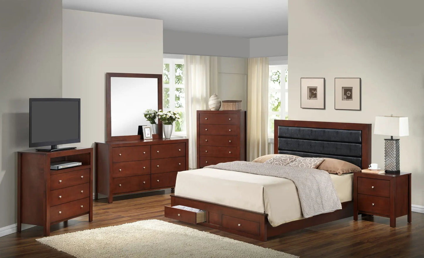 Elegant Storage Bed for Cozy Bedroom Spaces