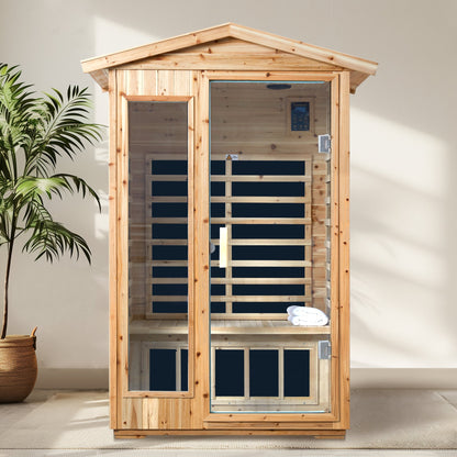 Two Person Far Infrared Fir Sauna with Bluetooth