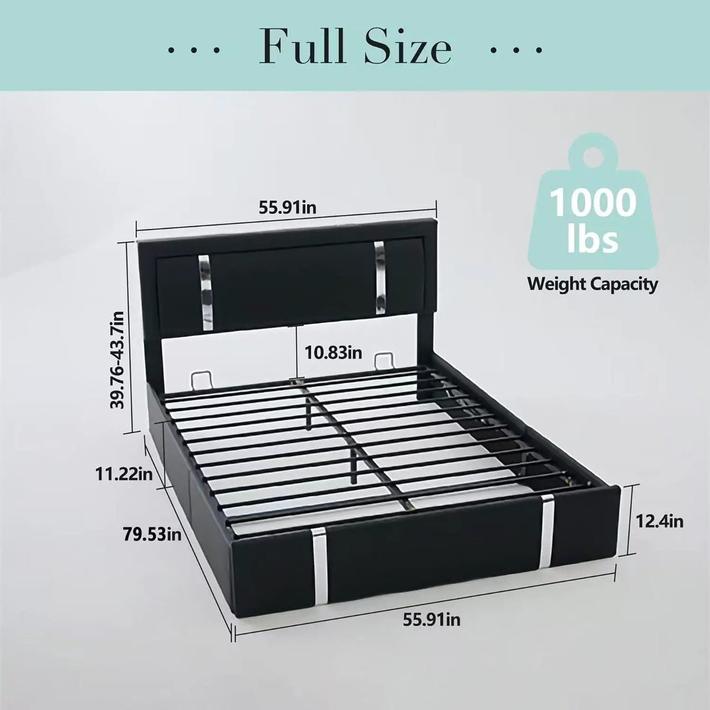 Upholstered Platform Bed Frame With Usb Charging