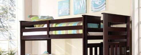 Allentown Twin Bunk Bed with Trundle Storage in Espresso by HouseOfZazla on Tampa Home & Garden Store