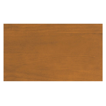 Acadian end table with drawer in warm brown wood finish with visible grain on Tampa Home & Garden Store