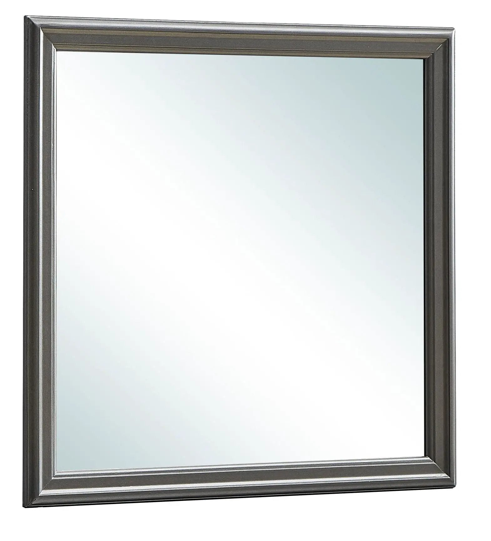 Traditional wall mirror for any space with metallic silver frame by Unique Piece Furniture on Tampa Home & Garden Store