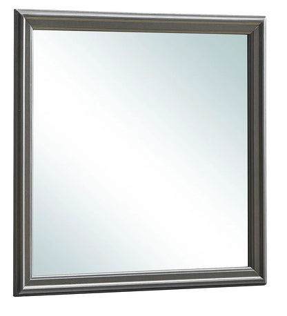 Traditional wall mirror for any space with metallic silver frame by Unique Piece Furniture on Tampa Home & Garden Store