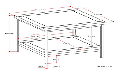 Skyler Solid Mango Wood Table and Metal Base