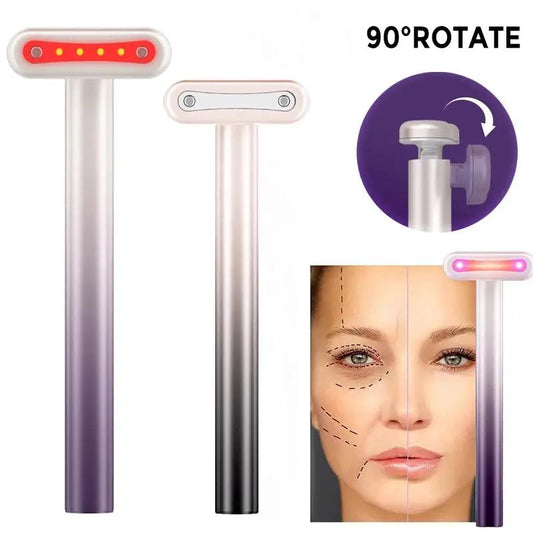 4 In 1 Facial Wand with EMS Red Light, gradient purple handle VIP Digital Presence on Tampa Home & Garden Store