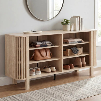 59 Inch TV Stand for 55 Inch TVs with Shelves