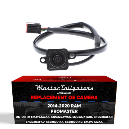 Master Tailgaters Ram ProMaster backup camera; black OEM lens housing with wiring harness on Tampa Home & Garden Store