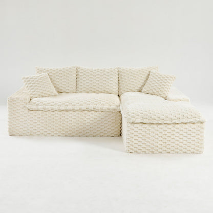 Modular Convertible Sofa and Twin Chaise Lounge