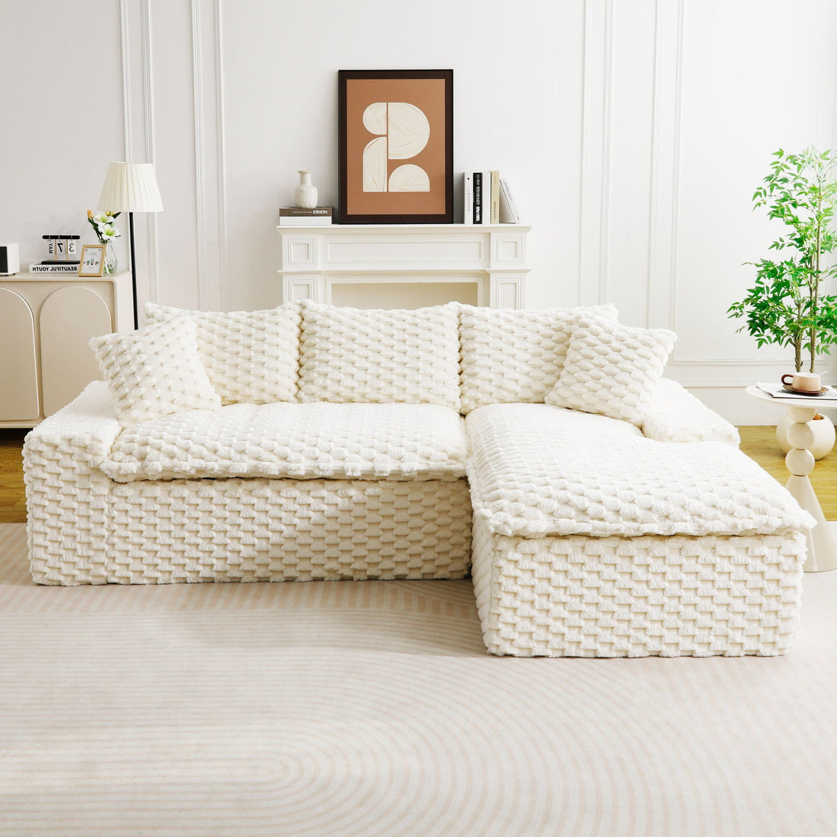 Modular Convertible Sofa and Twin Chaise Lounge