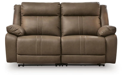 Max-Momentum reclining sectional in brown leather by Unique Piece Furniture on Tampa Home & Garden Store