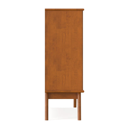 Draper Handcrafted Low Bookcase in Solid Wood