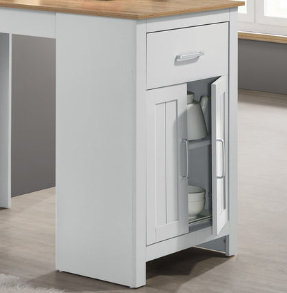 Alonzo Counter Height Dining Table With Storage