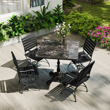 Outdoor Sintered Stone and a Modern Dining Table