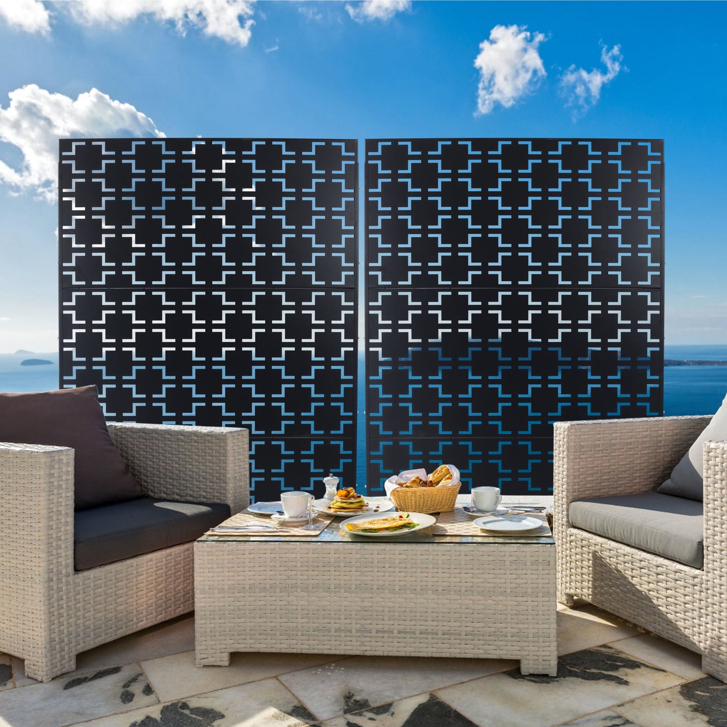 Outdoor and Indoor Metal Privacy Screens