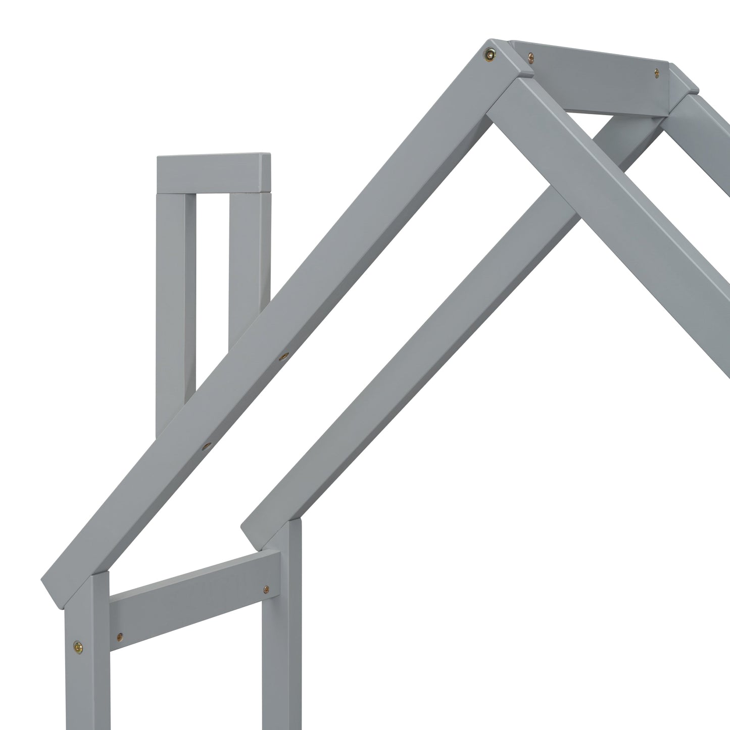 House-shaped Wooden writing Desk,Kids study Table,Bookshelf & Toy Storage,Grey - Tampa Home & Garden Store