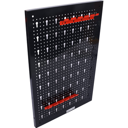 4-foot metal garage nail-board tool rack with 3 wall-mounted nail-board holders black on Tampa Home & Garden Store