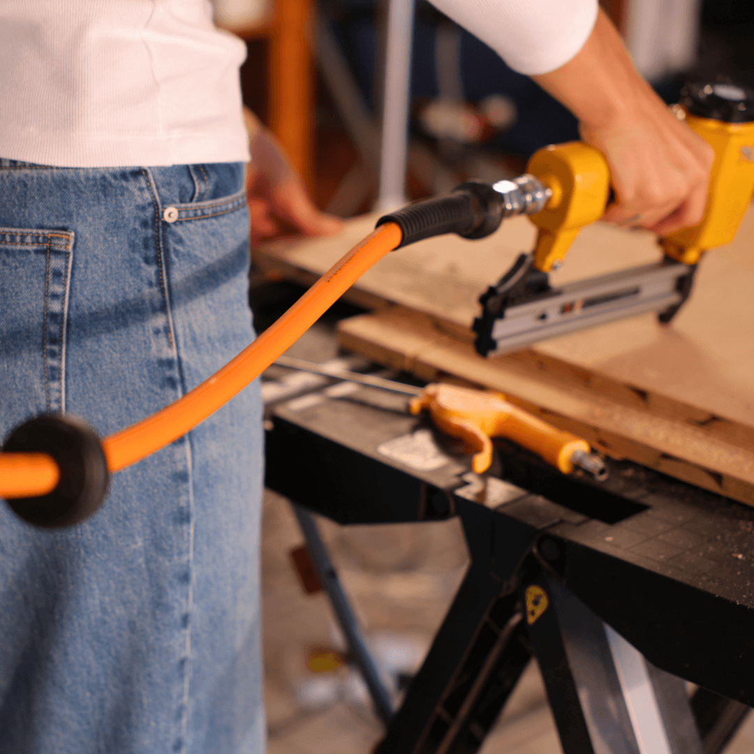 Enrouleur de tuyau d'air rétractable - Enrouleur en acier allié - 3/8 po