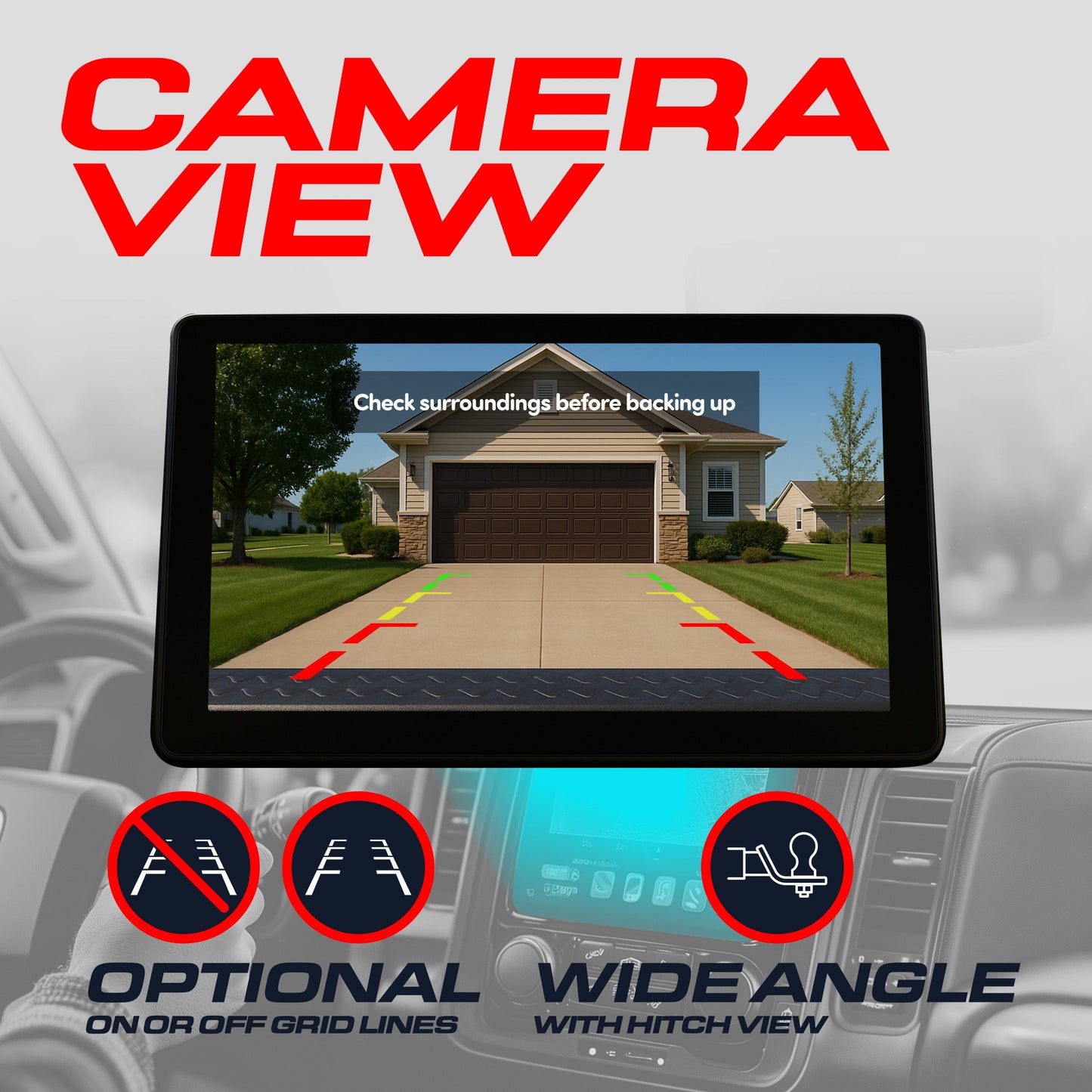 Master Tailgaters black replacement tailgate handle with backup camera for Tundra/Tacoma on Tampa Home & Garden Store