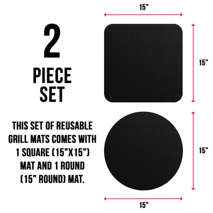 Grill Mat 2 pack | Griddle Mat