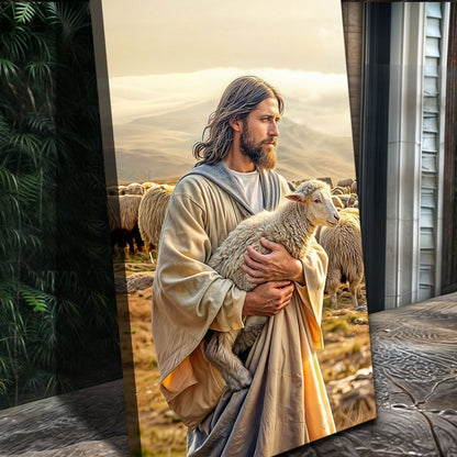 99 Faith Wall Art XII canvas by Tailored Canvases crafting canvas with warm beige pastoral scene on Tampa Home & Garden Store
