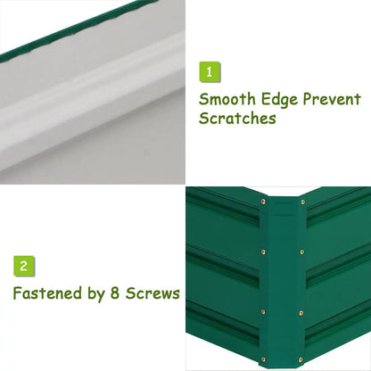 Raised Garden Bed 40x32 Inch Steel Planter Box