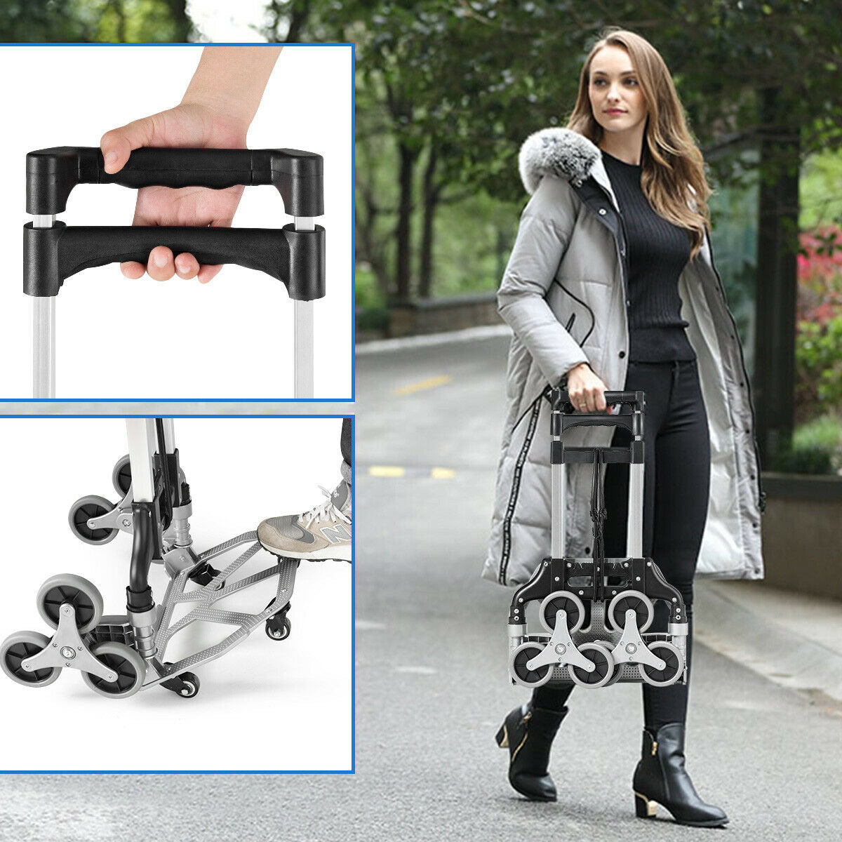 Portable Folding Stair Climbing Hand Truck - Tampa Home & Garden Store