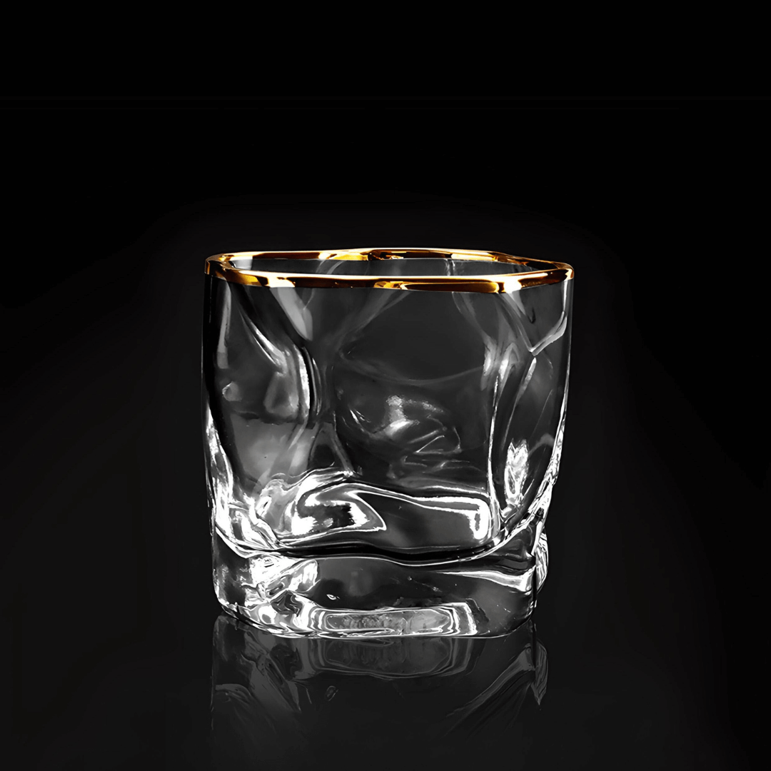 Gold Hoshi Japanese Crystal And The Whisky Glass