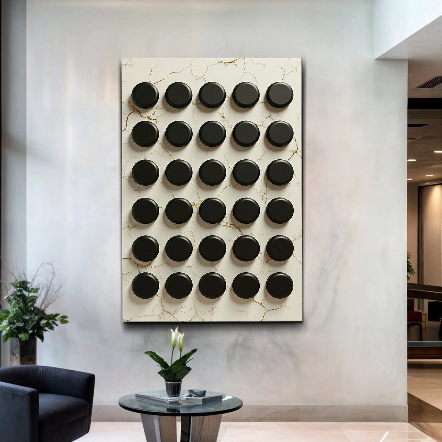 Abstract Minimalist Wall Art XI Canvas Print