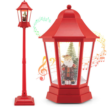 5.3ft red musical Christmas street lamp with 60 warm white LEDs DirectDeals on Tampa Home & Garden Store