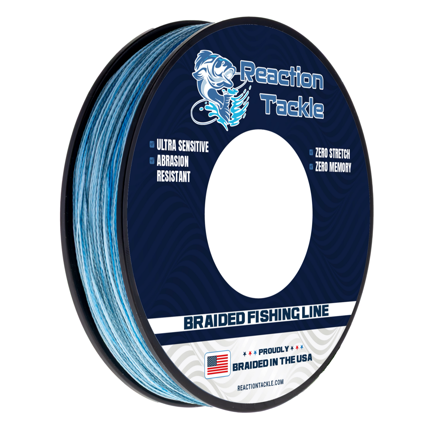 Línea de pesca Reaction Tackle TRENZADA EN EE. UU. - 4X - NUEVA