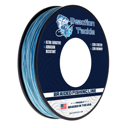 Línea de pesca Reaction Tackle TRENZADA EN EE. UU. - 4X - NUEVA