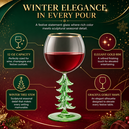 Premium Natale Stemmed Wine Glass Holder