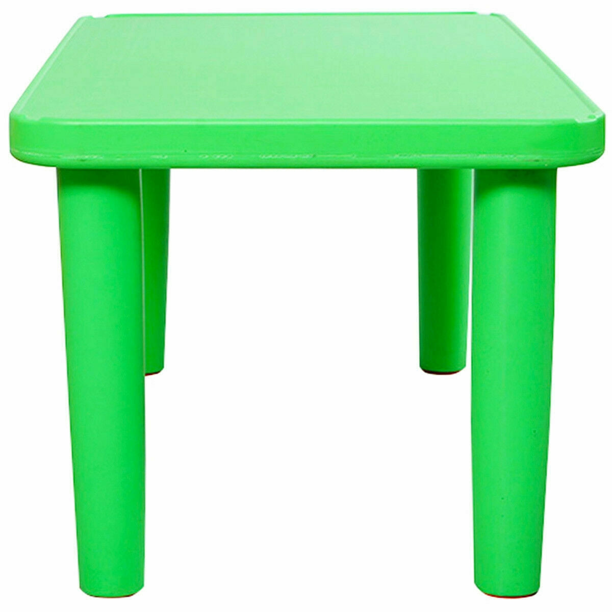 Kids portable plastic activity table bright green with four sturdy legs on Tampa Home & Garden Store