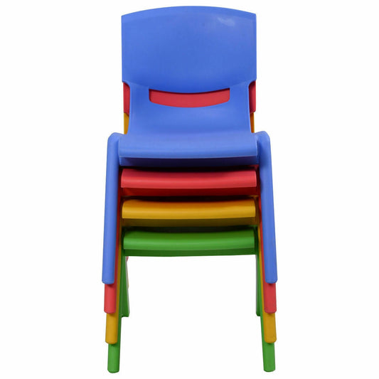 4-pack Colorful Stackable Plastic Children Chairs - Tampa Home & Garden Store