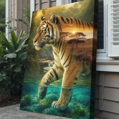 Tiger's Allegory Wall Art Decor Home Gallery