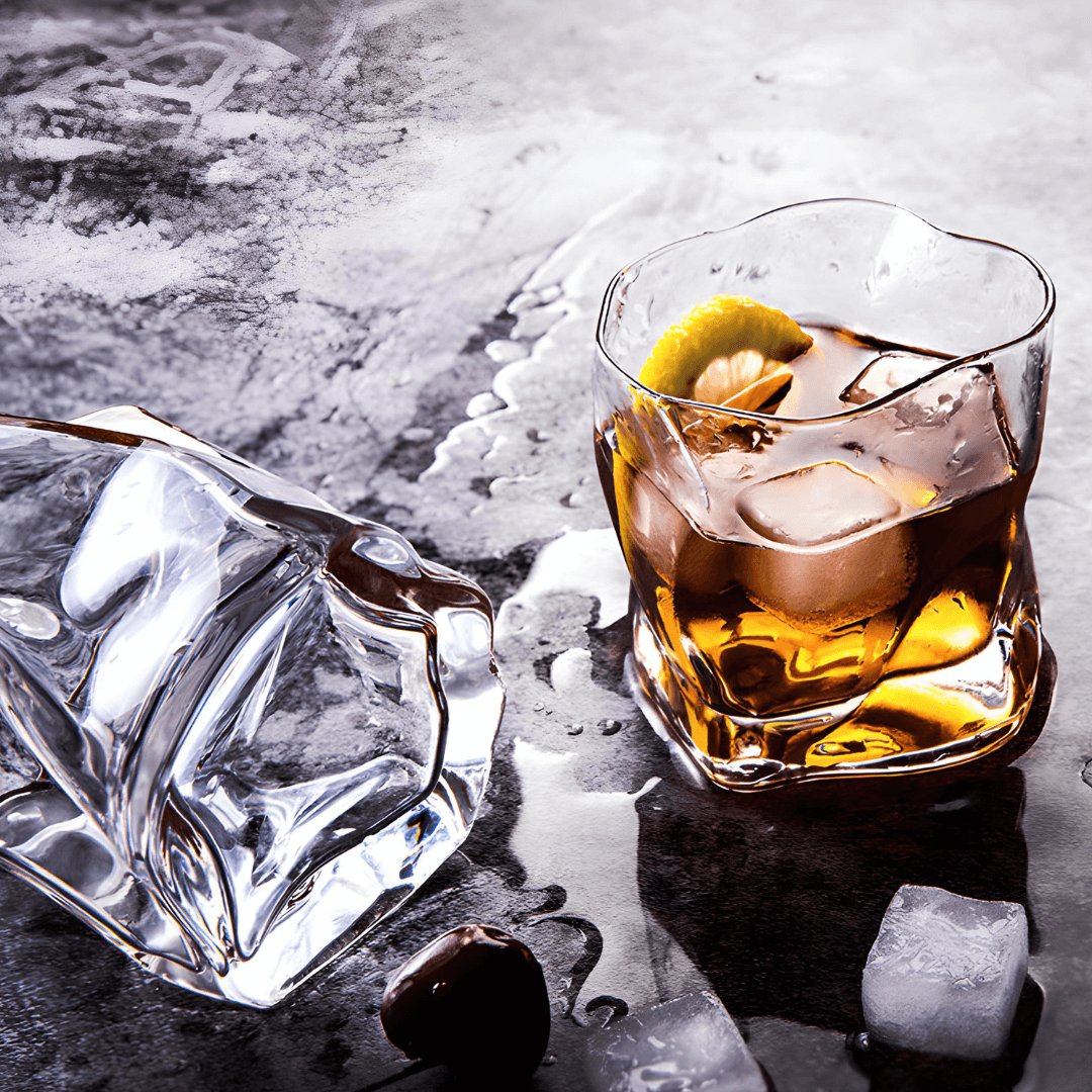 Hoshi Handcrafted Crystal Whisky Glass with Grip