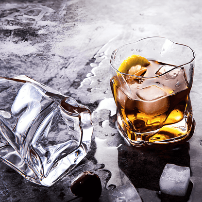 Hoshi Handcrafted Crystal Whisky Glass with Grip