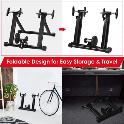 Folding Bike Trainer Stand For 26 To 28 Inches