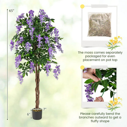 Artificial Wisteria Trees 5.5 Ft With Nursery Pots