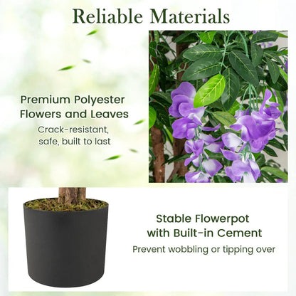Artificial Wisteria Trees 5.5 Ft With Nursery Pots