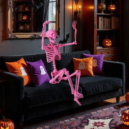 5.5 ft pink life-size poseable skeleton with movable joints DirectDeals on Tampa Home & Garden Store