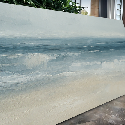 Waterscape Abstract Wall Art IX Canvas Print