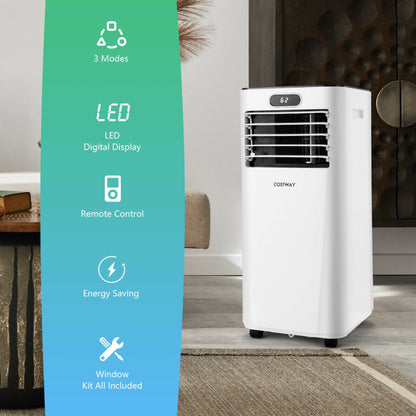 Aire acondicionado portátil de 8.000 BTU 3 en 1