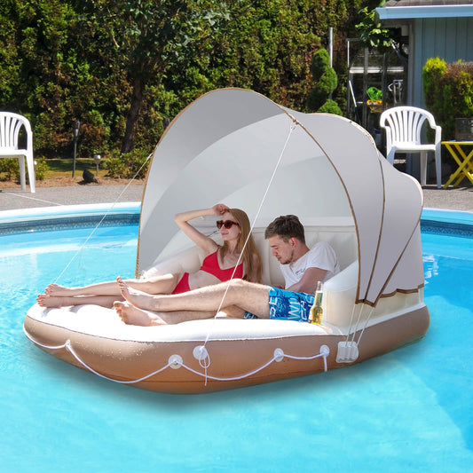 Inflatable Pool Float Lounge Swimming Raft - Tampa Home & Garden Store