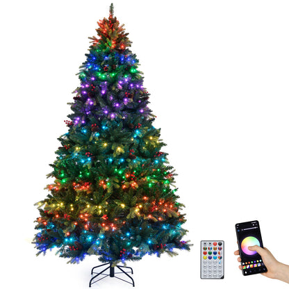 Artificial Christmas Tree with multicolor LED lights, remote and app control, DirectDeals, 5/6/7/8 ft on Tampa Home & Garden Store