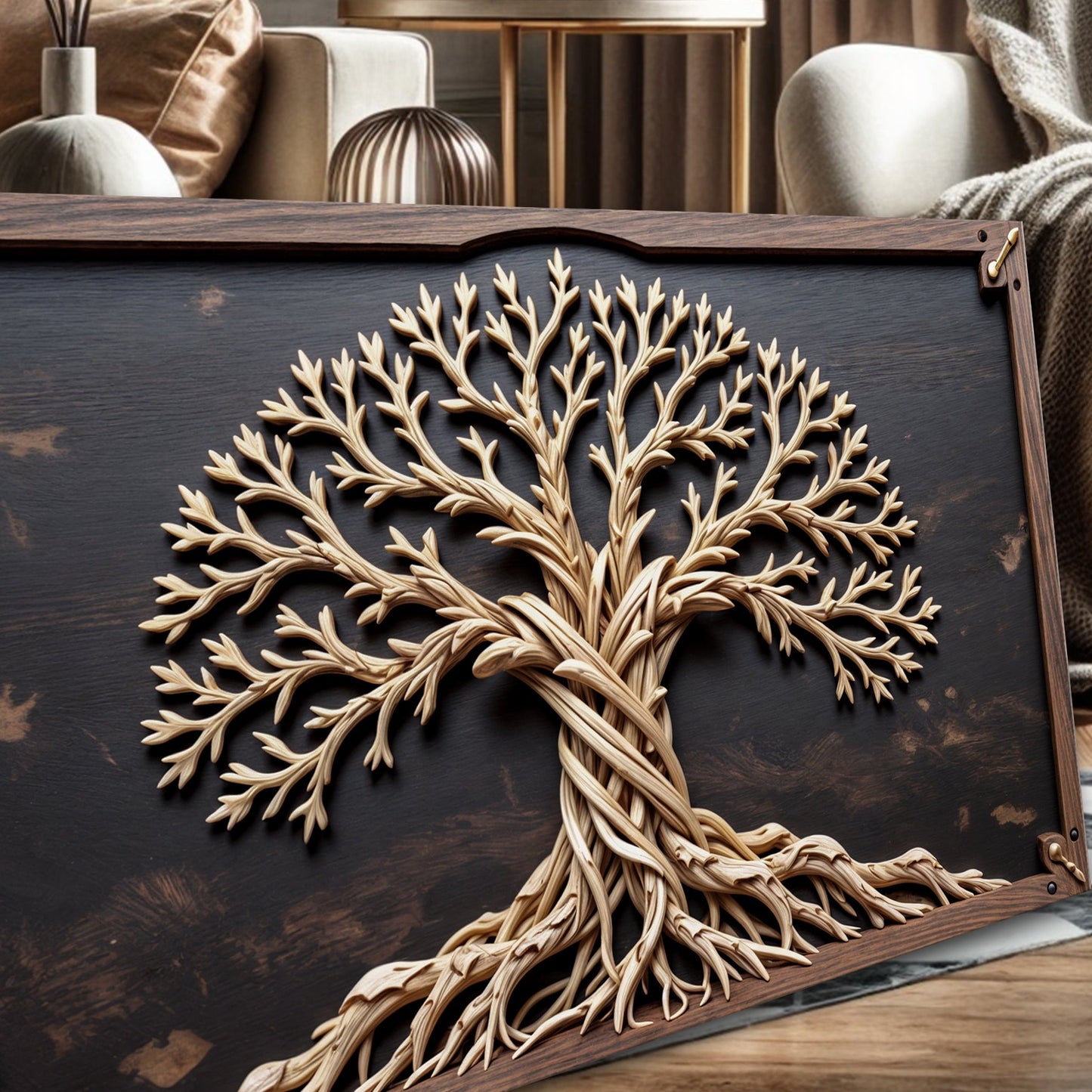3D Celtic Tree of Life Wall Art III canvas carved tree on wood panel Tailored Canvases on Tampa Home & Garden Store