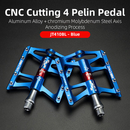 Wide Aluminum Mountain Bike Pedals Quick Release