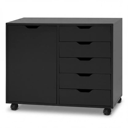 5-Drawer Storage Cabinet with Adjustable Shelf